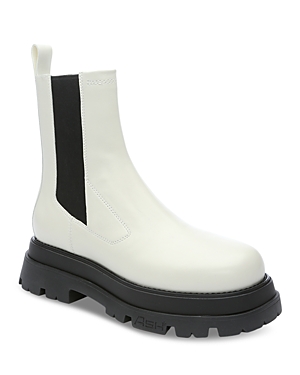 Ash Women's Elite Platform Ankle Booties In Tofu Ivory