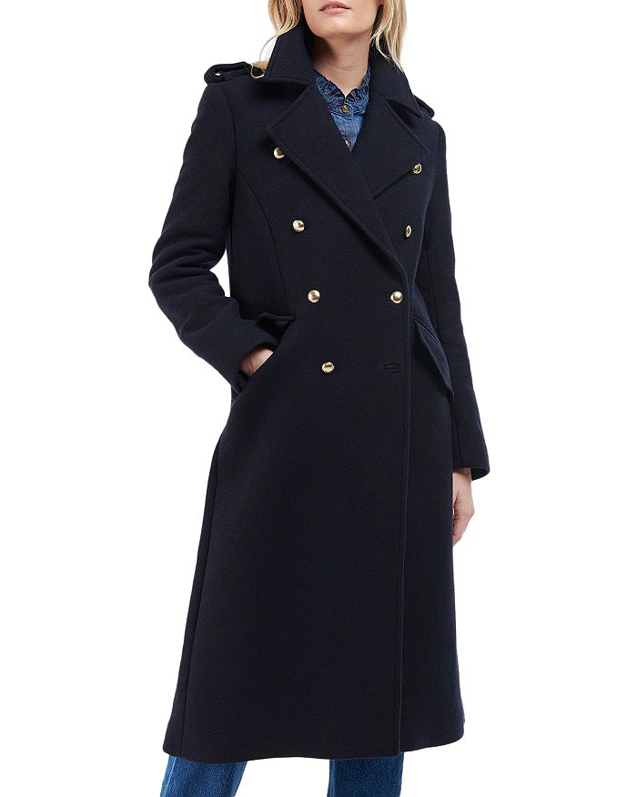 Barbour Inverraray Double Breasted Military Coat | Bloomingdale's