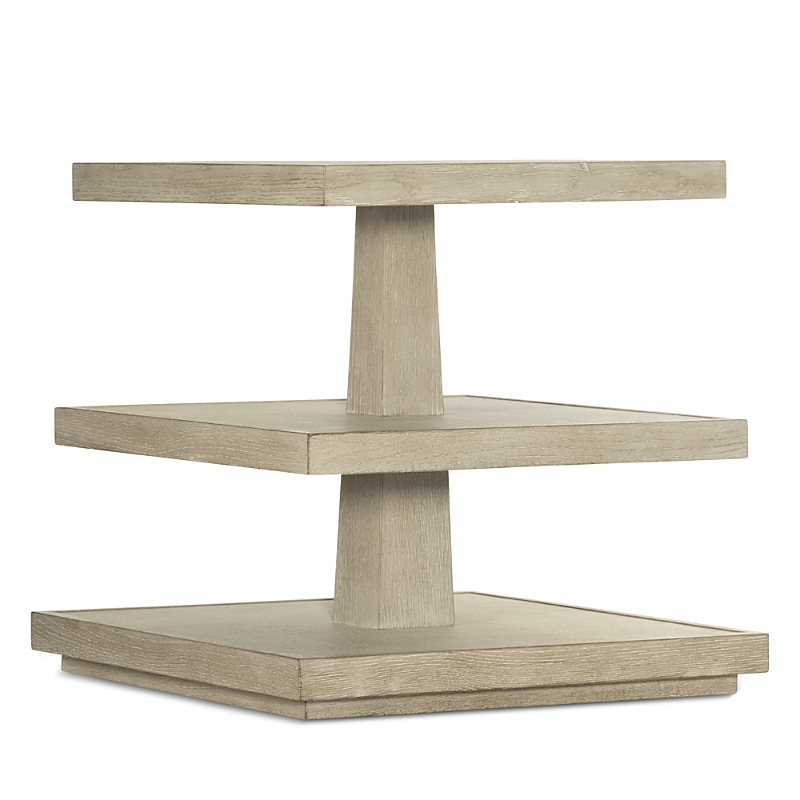 Hooker Furniture Cascade Collection Tiered End Table In Light Wood
