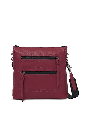 Botkier Chelsea Leather Crossbody In Port Red