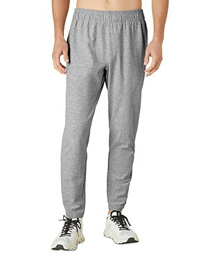 Beyond Yoga Slim Fit Take It Easy Pants In Silver Mist
