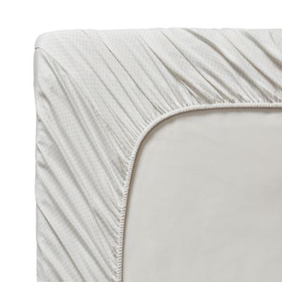 Lace Natural CVC Sateen Sheet Set, King