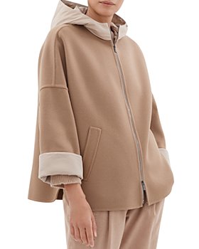 Peserico - Hooded Fleece Zip Jacket