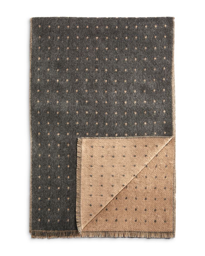 The Men's Store at Bloomingdale's Reversible Dots Woven Scarf 100