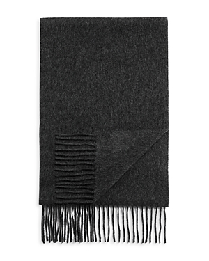 The Men's Store At Bloomingdale's Solid Oversized Cashmere Scarf - 100% Exclusive In Charcoal
