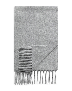 The Men's Store At Bloomingdale's Solid Oversized Cashmere Scarf - 100% Exclusive In Light Gray