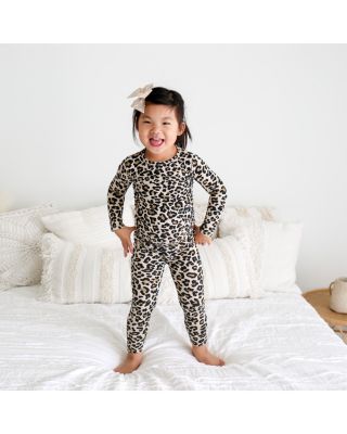 Girls' Lana Leopard Printed Pajama Set - Baby, Little Kid