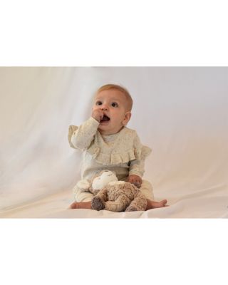 Girls' Ruffle Trim Confetti Sweater Set - Baby