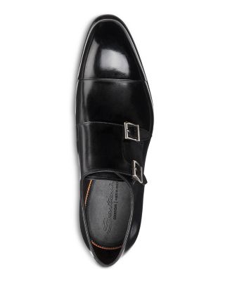 Men's Carter Cap Toe Double Monk Strap Dress Shoes
