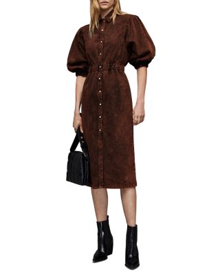 ALLSAINTS Osa Cotton Denim Dress | Bloomingdale's
