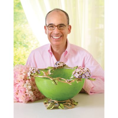 Sophie Hydrangea Glass Bowl