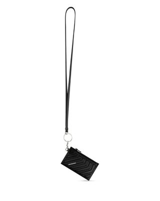 Balenciaga - Leather Car Card Case on Keyring
