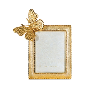Shop Jay Strongwater Juno Butterfly Frame, 3 X 4 In Gold