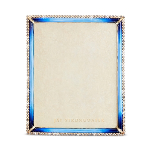 Shop Jay Strongwater Laetitia Stone Edge Frame, 8 X 10 In Lapis