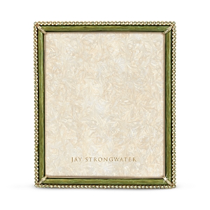 Jay Strongwater Laetitia Stone Edge Frame, 8 X 10 In Leaf