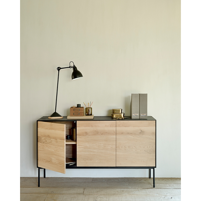 Ethnicraft Blackbird 3-door Sideboard In Oak