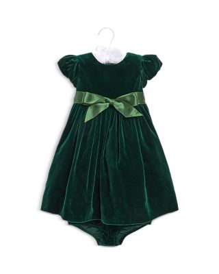 Ralph Lauren Polo Girls Velvet Fit and Flare Dress Baby Bloomingdale s