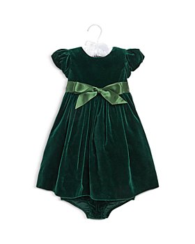 Ralph Lauren - Girls' Velvet Fit-and-Flare Dress - Baby