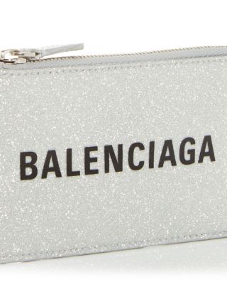 Cash Card Case on Keychain Sparkling Fabric