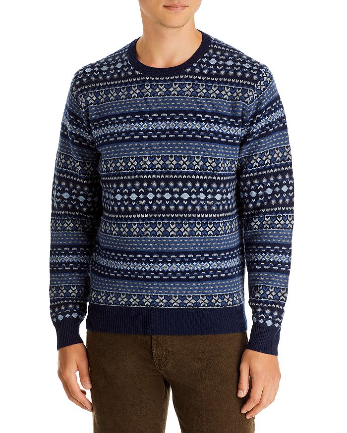 Peter Millar Bellows Fair Isle Crewneck Sweater | Bloomingdale's
