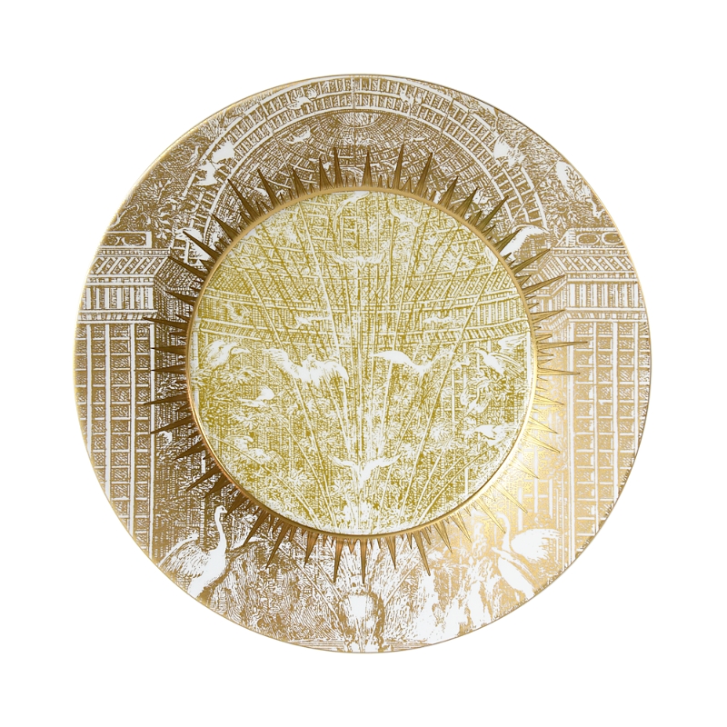 Bernardaud Versailles Enchante Service Plate In Gold