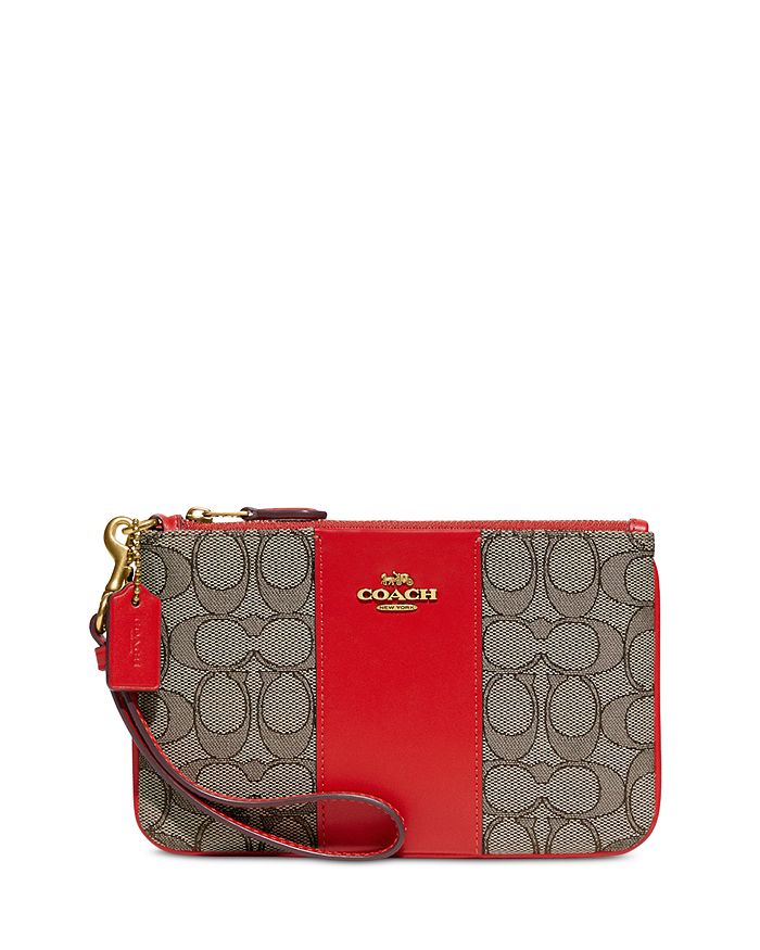 COACH Jacquard Wristlet Bloomingdale's