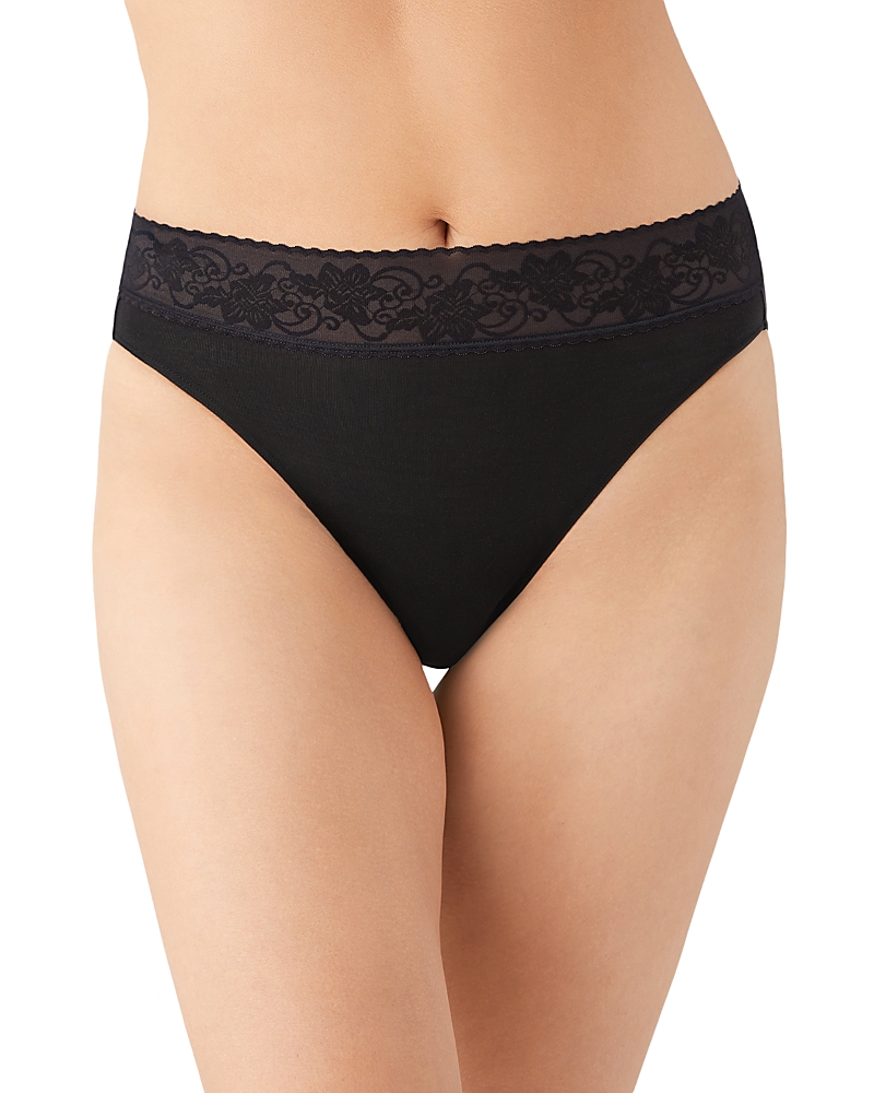 Wacoal Comfort Touch Hi-cut Brief In Black