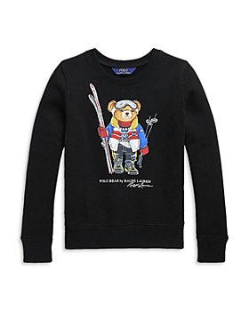 Ralph Lauren - Girls' Polo Bear Fleece Sweatshirt - Little Kid, Big Kid
