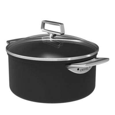 Cristel - 5.5 Qt. Nonstick Stew Pan and Lid