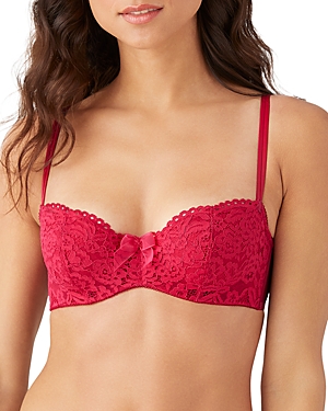 B.tempt'd By Wacoal Ciao Bella Underwire Balconette Bra In Persian Red