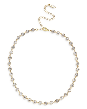 Shop Ettika Bezel Choker Necklace In 18k Gold Plate, 12