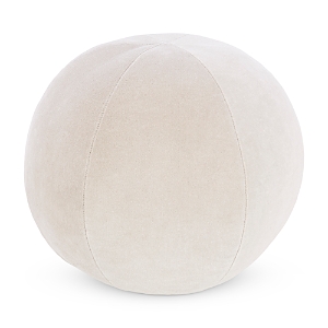 Surya Bola Decorative Pillow, 12 X 12 In White