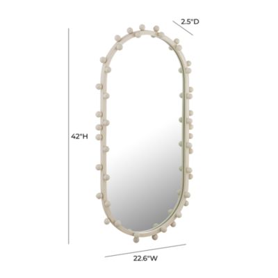  Bubbles Oval Wall Mirror