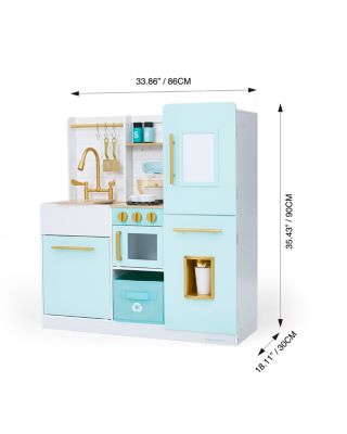 Kids Biscay Delight Classic Play Kitchen Mint - Ages 3-7