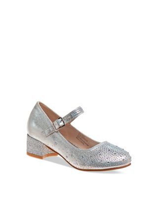 Badgley Mischka - Girls' Block Heel Dress Shoes - Toddler, Little Kid, Big Kid