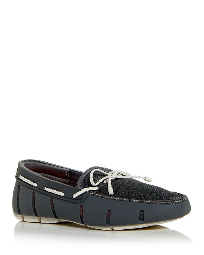 Swims Men's Braided Lace Loafers In Basalt