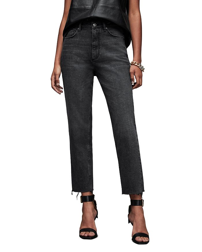 ALLSAINTS Rali Jeans in Washed Black | Bloomingdale's
