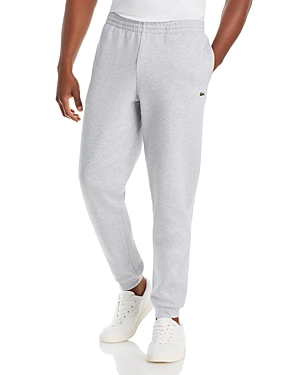 Shop Lacoste Classic Tracksuit Trousers In Silver