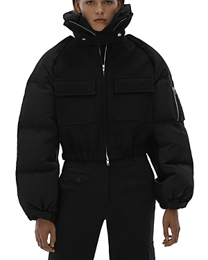 Helmut Lang Hybrid Bomber Jacket In Black