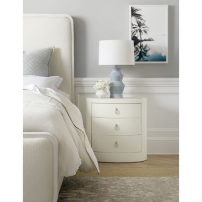 Serenity Wavecrest Oval Nightstand