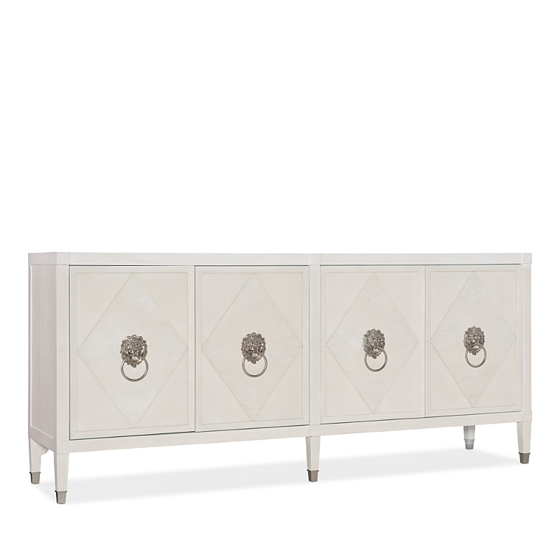 Hooker Furniture Leo Four Door Credenza In Cream White