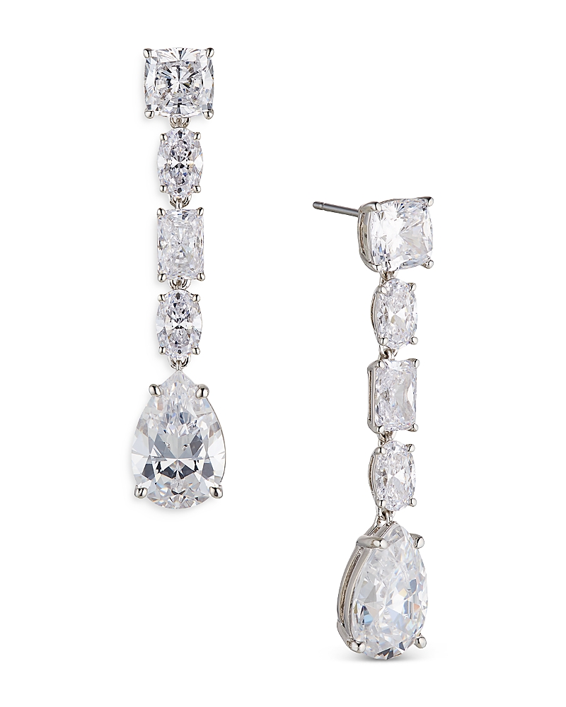 NADRI SHINE ON LINEAR TEARDROP EARRINGS