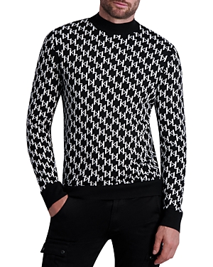Karl Lagerfeld Paris Logo Pattern Sweater