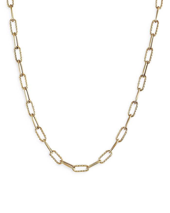 David Yurman - DY Madison Chain Necklace in 18K Yellow Gold