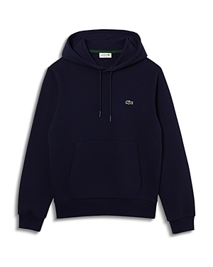 Lacoste Men's Cotton Jersey Hooded T-shirt - 3xl - 8 In Navy Blue