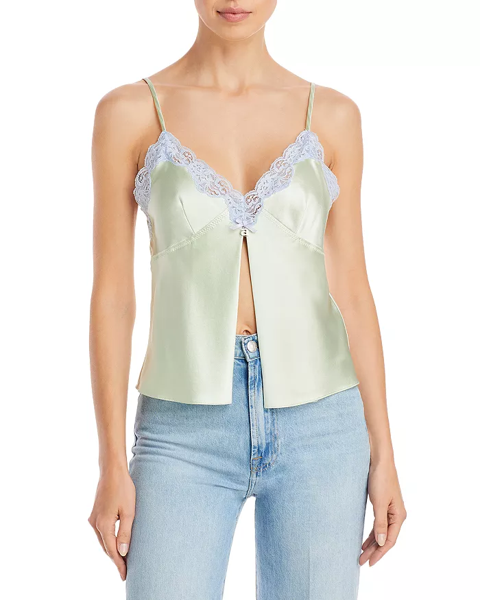 bloomingdales.com | ALEXANDERWANG.T Lace Trim Butterfly Camisole