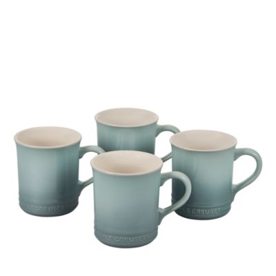 Stoneware Mugs, Set of 4