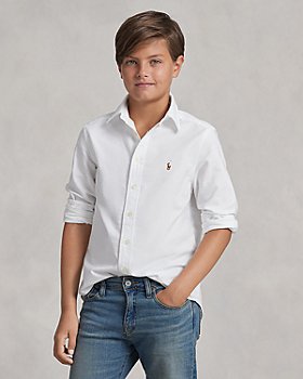 Authentic Louis Vuitton Boys Beige Button Up Shirt Size 8