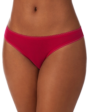 On Gossamer Gossamer Mesh Hip G Thong In Red Ruby