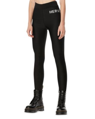 HERVE by Herve Leger Intarsia Logo Leggings Bloomingdale s